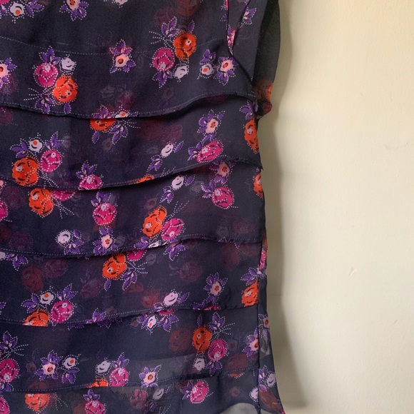 American Eagle Floral tiered blouse - Picture 3 of 4